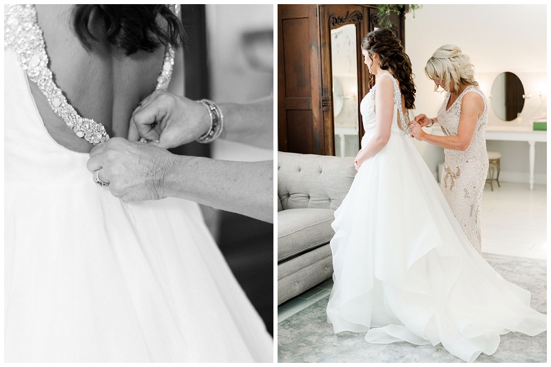 bride getting ready laughing candid moments