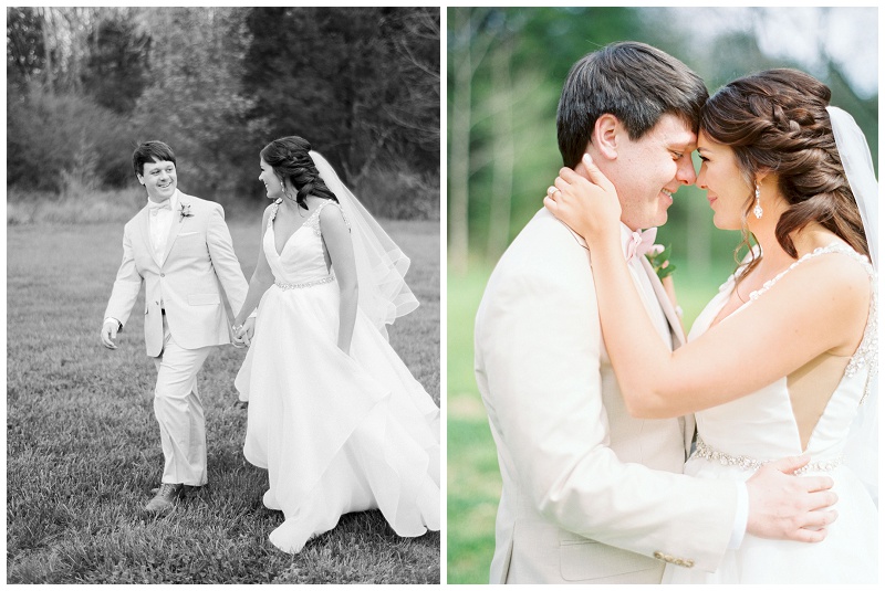 classic wedding couple portrait
