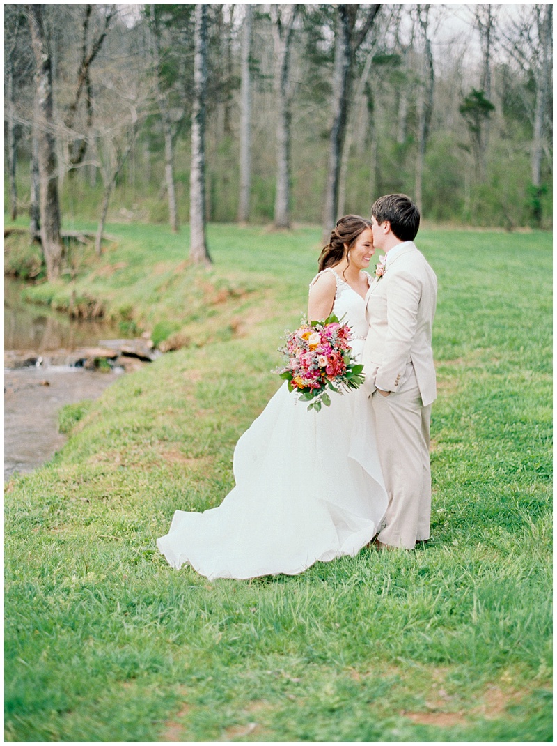 romantic embrace wedding day