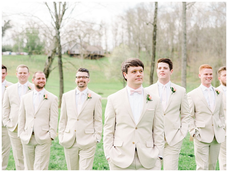 bridal party candid moments Tennessee