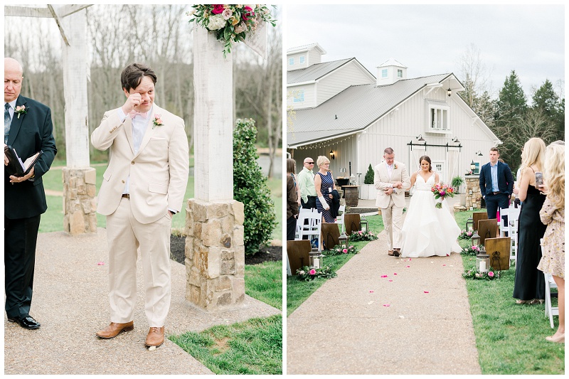 wedding vows ceremony moment