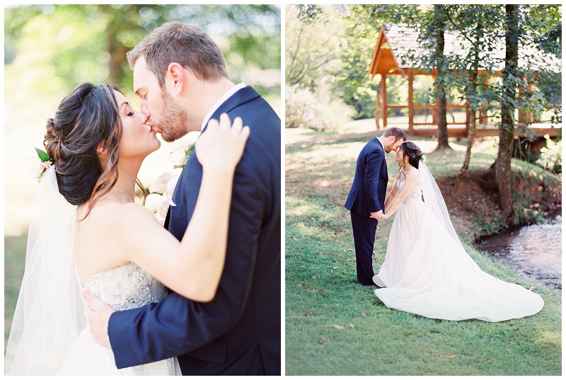 classic wedding couple portrait