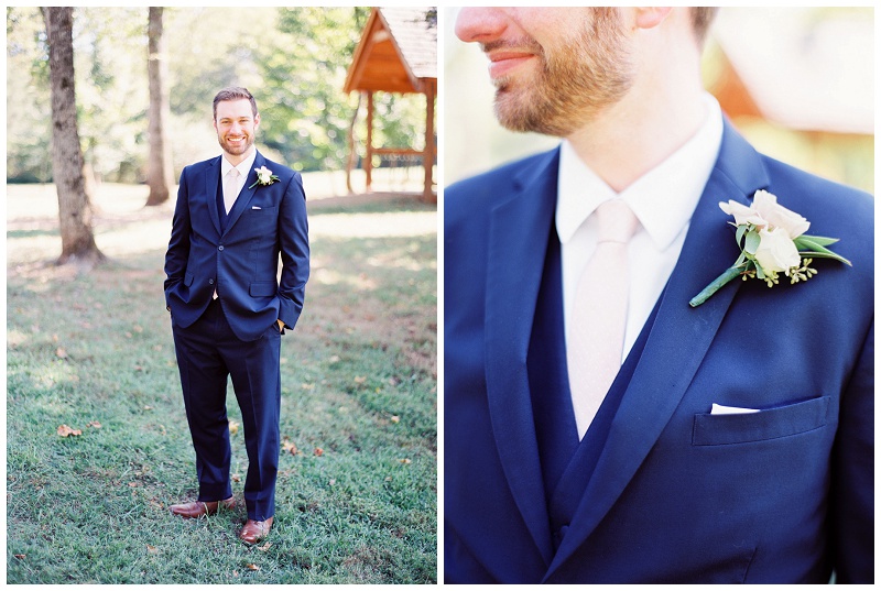 groom formal portrait wedding day