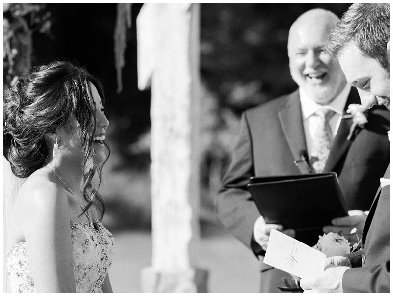 wedding vows ceremony photo