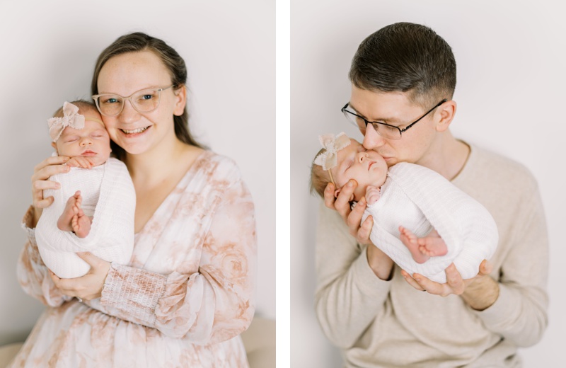 East Tennessee newborn photography with siblings natural light