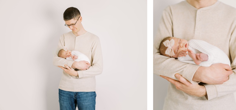 Bristol TN newborn photographer sibling connection moment