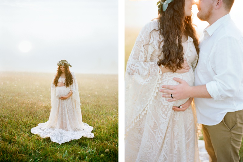 East Tennessee maternity photography soft sunrise light East Tennessee maternity photography soft sunrise light