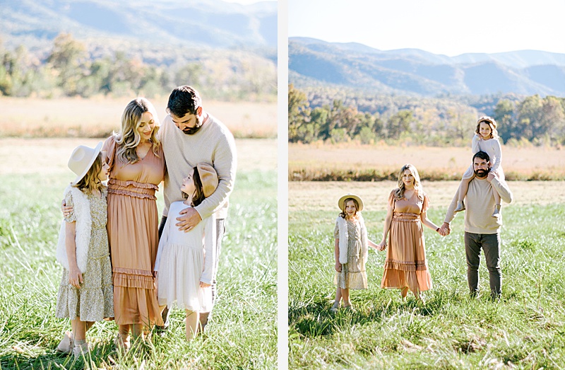 Pigeon Forge family photographer capturing candid mountain moments