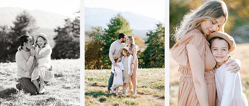 Lifestyle family photography in the Smokies during autumn
