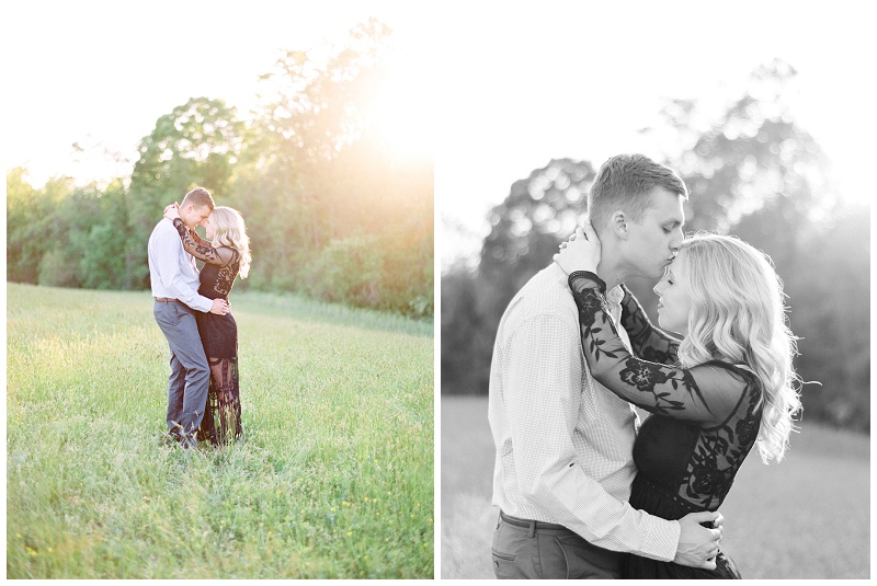 Piney Flats Tennessee engagement photos at family home
