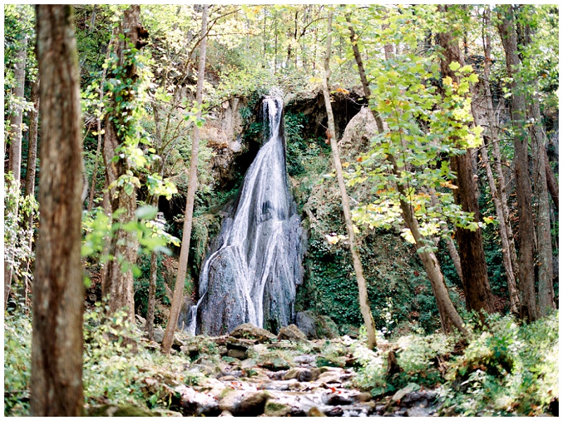 East TN elopement photographer waterfall wedding