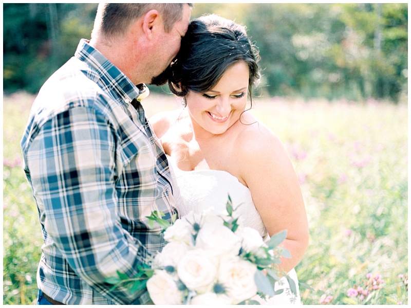 rustic farm elopement Fall Branch TN couple
