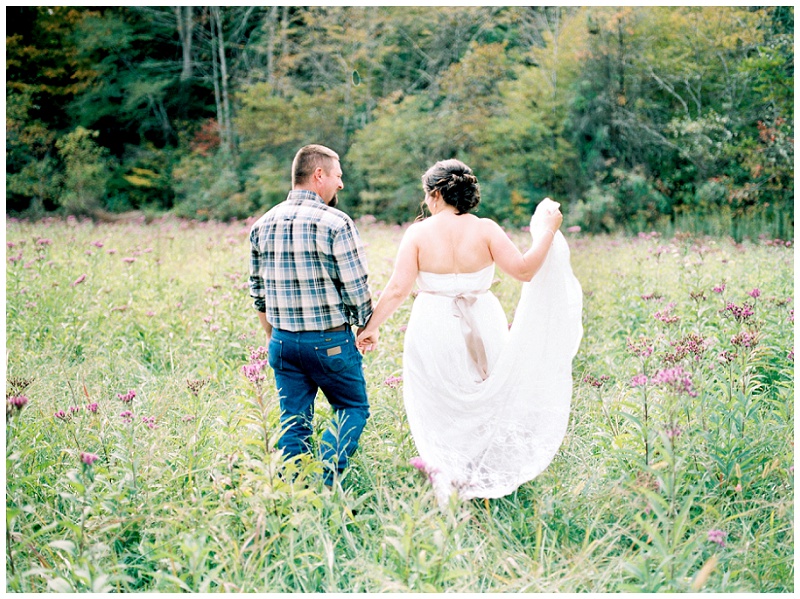 adventurous elopement waterfall East Tennessee