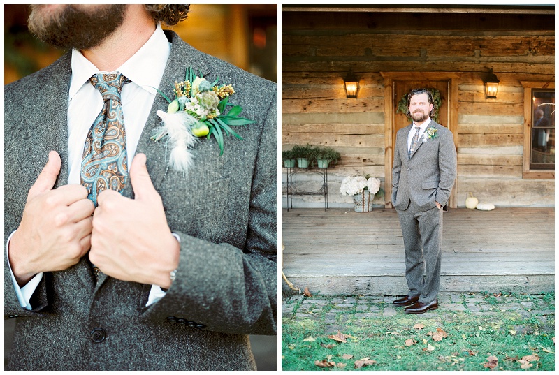 groom portrait backyard wedding Bristol TN photographer