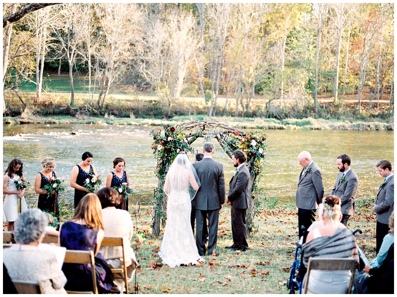 intimate backyard wedding ceremony Tennessee photographer