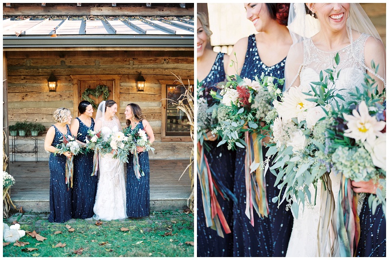 bride and groom ceremony river property Tennessee
