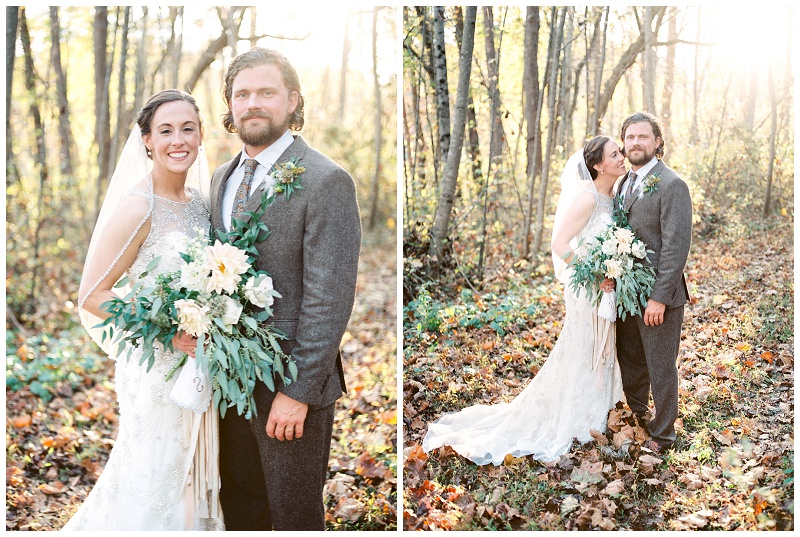 bride and groom river wedding portrait Bristol TN