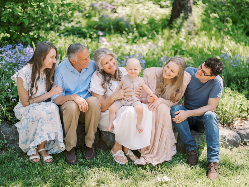 color palette ideas for family photos Bristol Tennessee