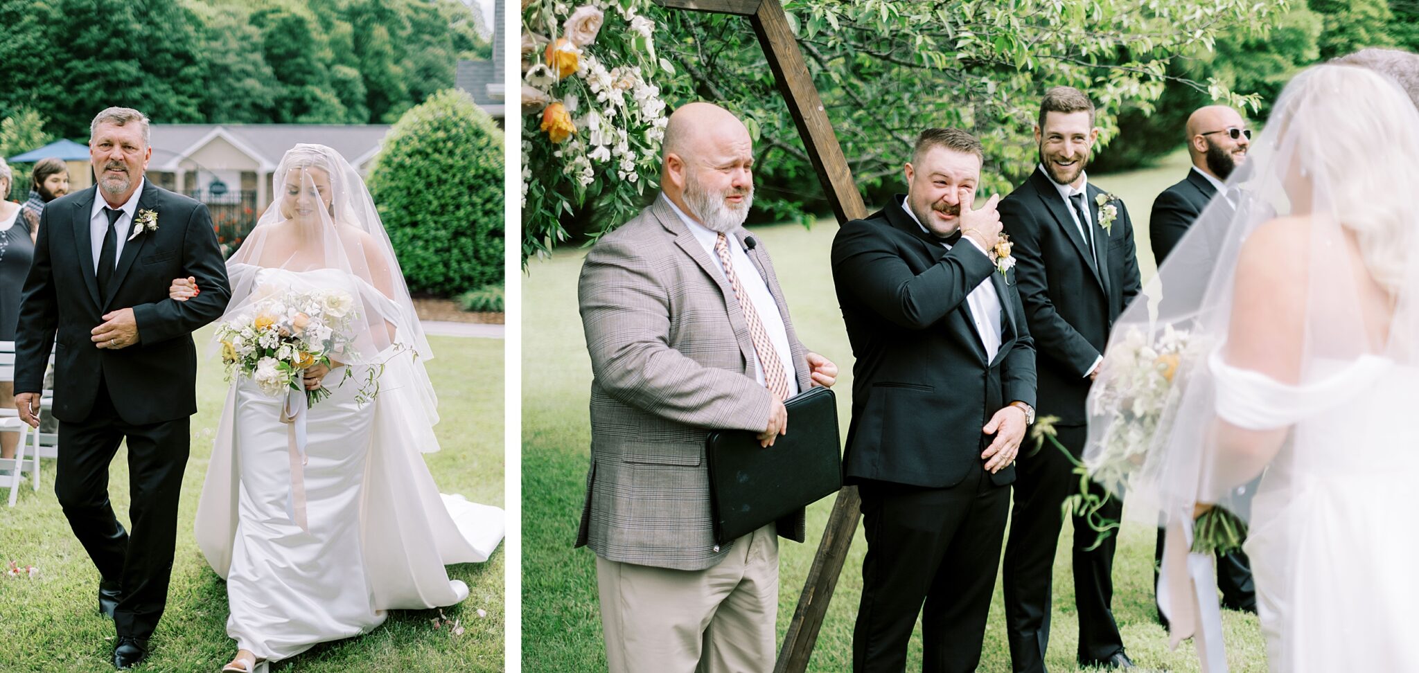 intimate backyard wedding vows Elizabethton TN