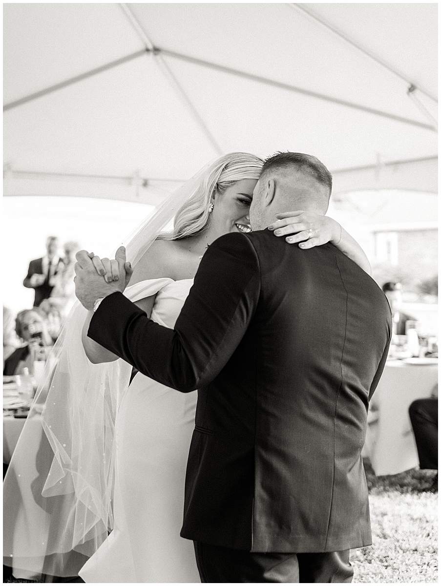 East Tennessee at home wedding ceremony photography