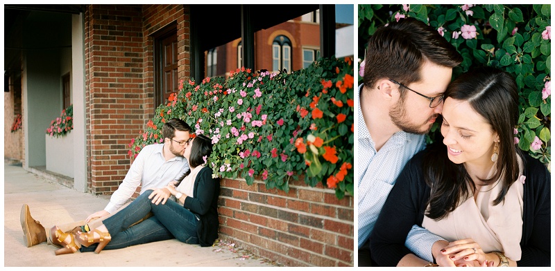 downtown Johnson City TN engagement photography session downtown Johnson City TN engagement photography session