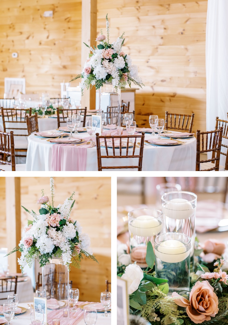 Wedding reception at The Homeplace at Johnston Farms