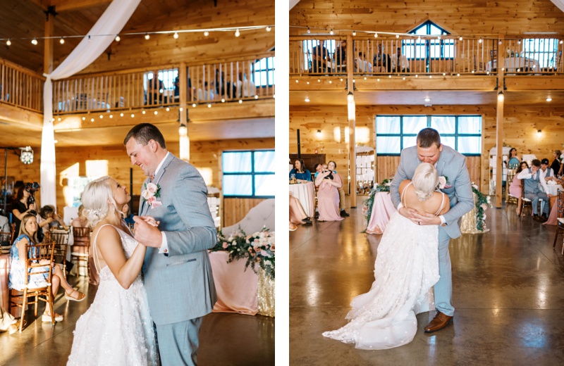 First dance at The Homeplace Johnston Farms