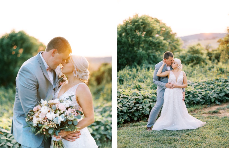 Wedding couple candid moment at Greeneville venue