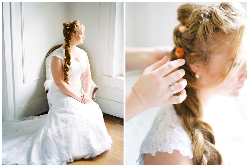 Wedding morning moments at Bleak House Knoxville