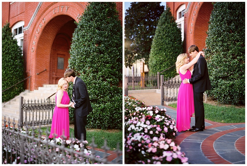 Engagement session at Oxford Square with historic buildings Engagement session at Oxford Square with historic buildings
