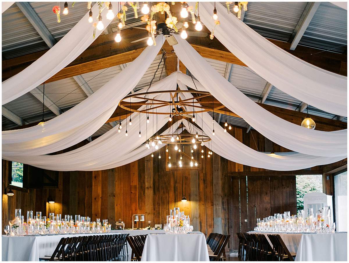 Wedding reception at The Vineyards at Betty’s Creek Sylva NC