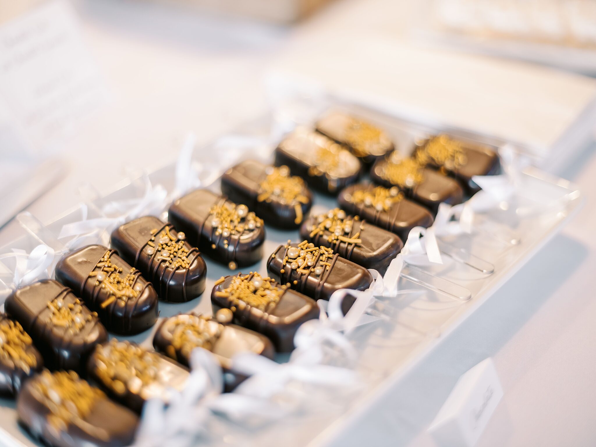 Reception party favors vineyard wedding Sylva North Carolina