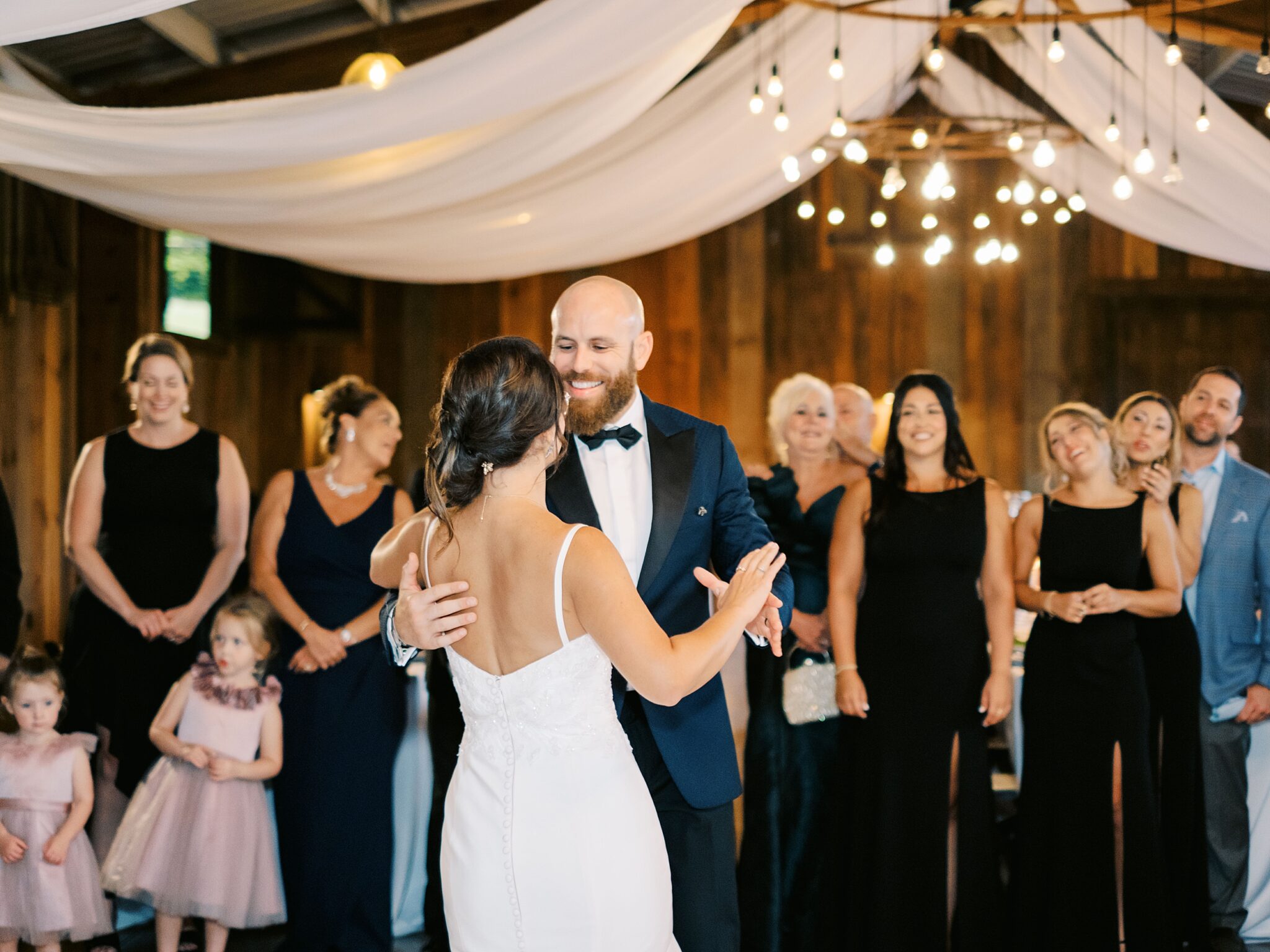 First dance NC mountain vineyard wedding