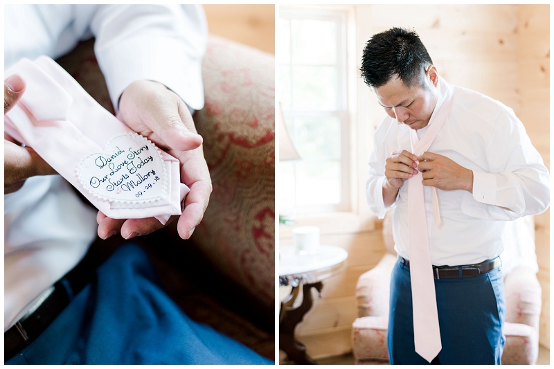 Groom portrait at The Homeplace at Johnston Farm wedding in Greeneville TN