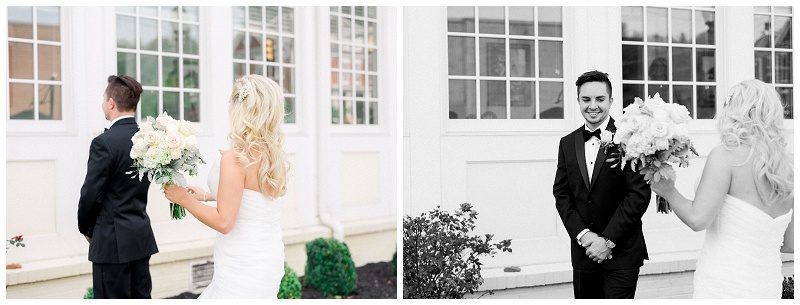 Elegant couple at The Inn at Wise wedding venue