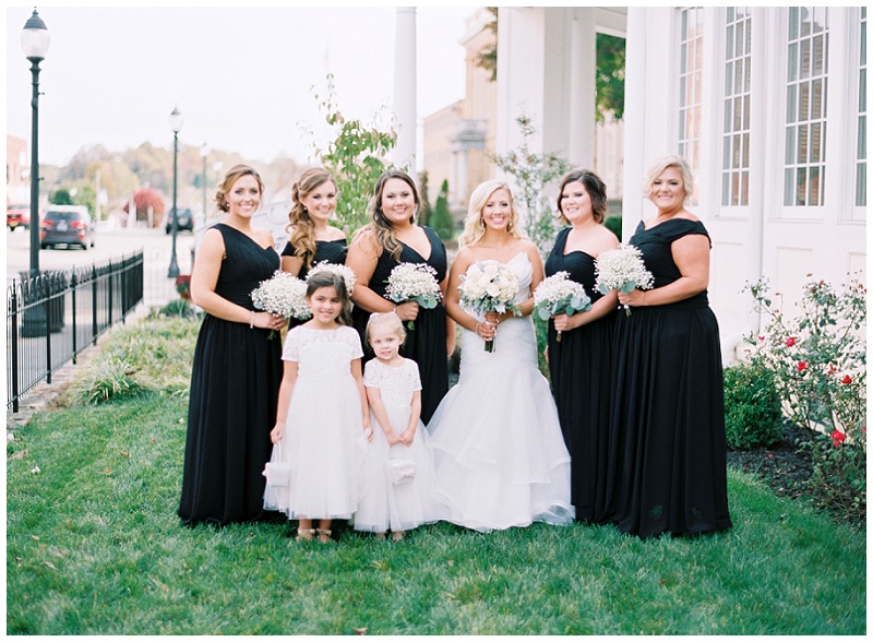 Bridesmaids smiling at The Inn at Wise wedding