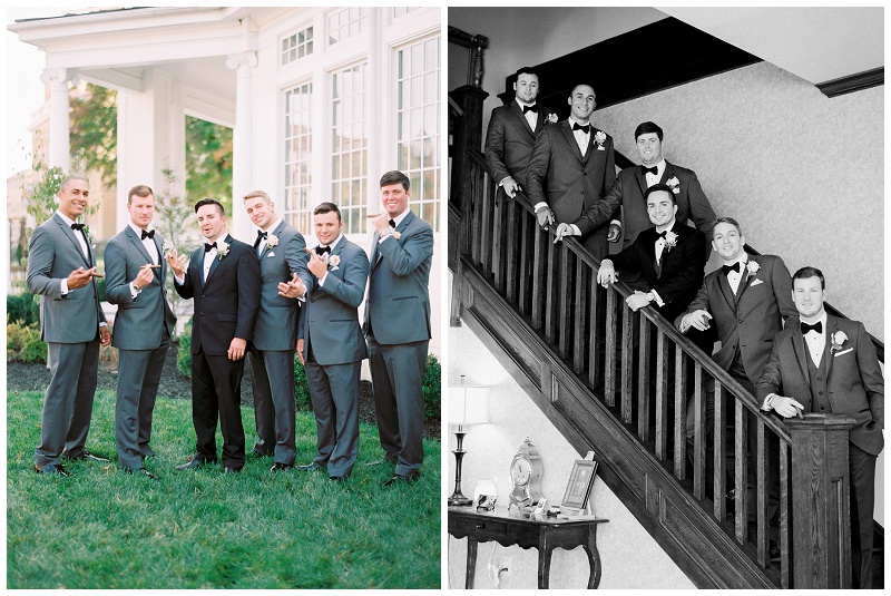 Groomsmen portrait at The Inn at Wise wedding