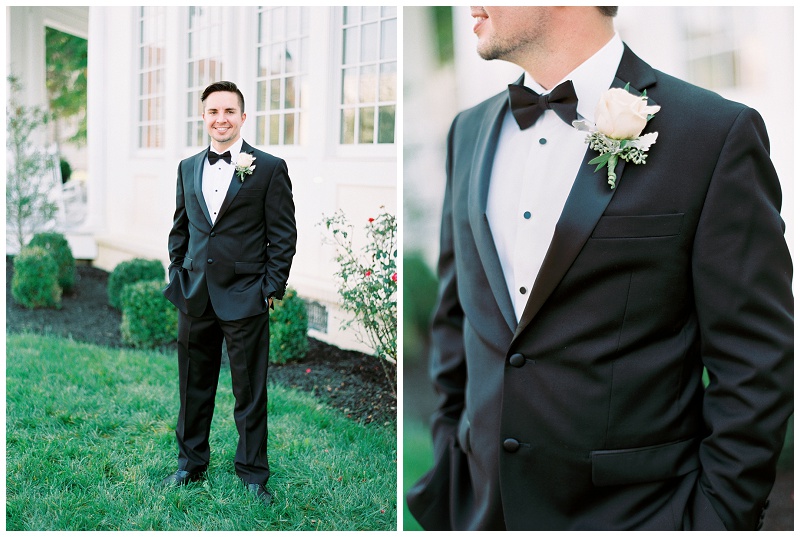 Groom portrait at The Inn at Wise wedding in Wise VA