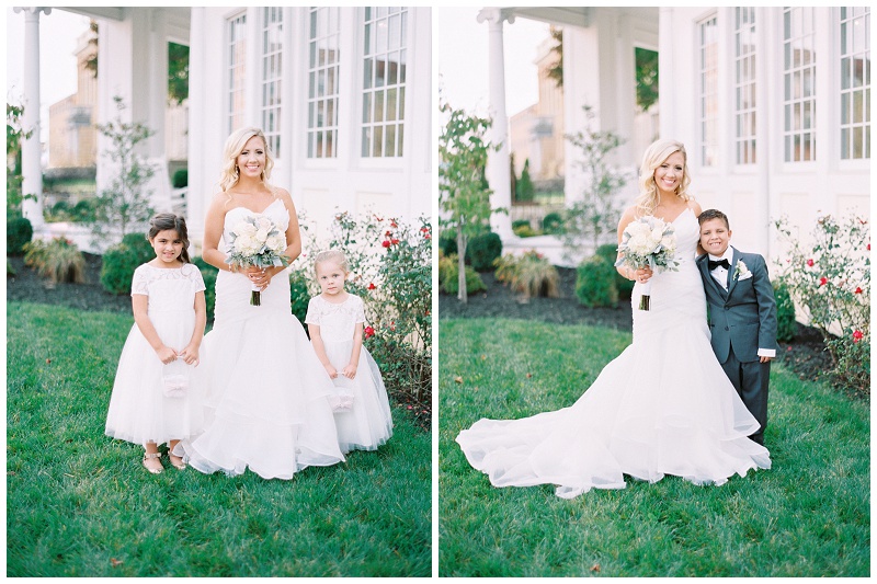 Bridal party candid moment at The Inn at Wise wedding