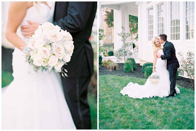 newlyweds at The Inn at Wise wedding