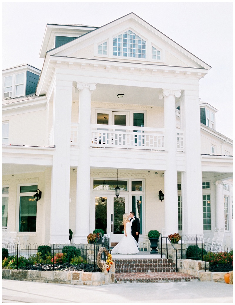 Classic couple portrait at The Inn at Wise wedding