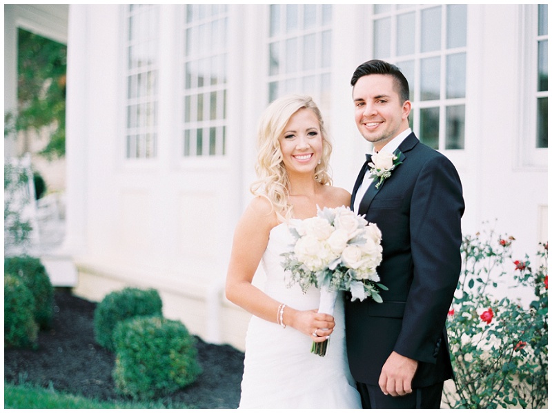 Bride and groom celebrating at The Inn at Wise wedding