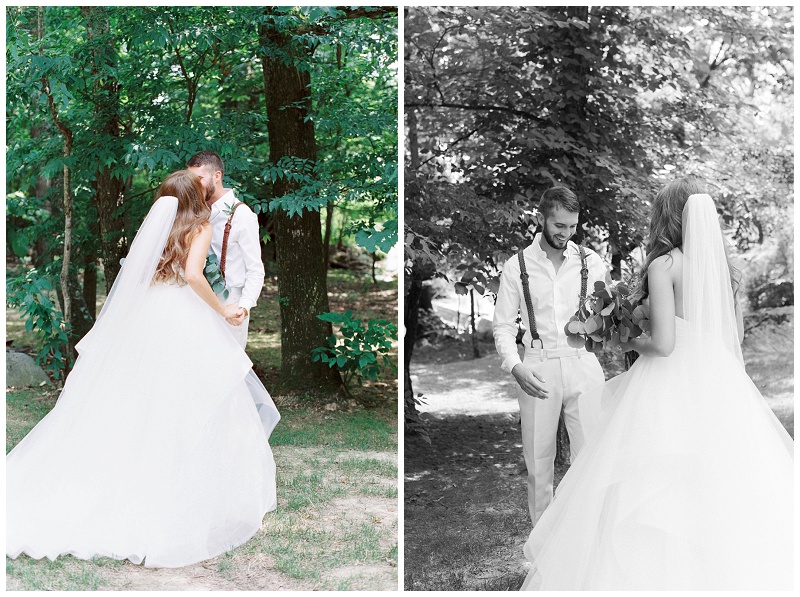 Bride and groom portrait The Millstone wedding venue Limestone TN