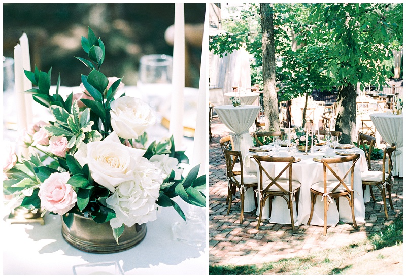 Reception blush cream decor The Millstone venue Reception blush cream decor The Millstone venue