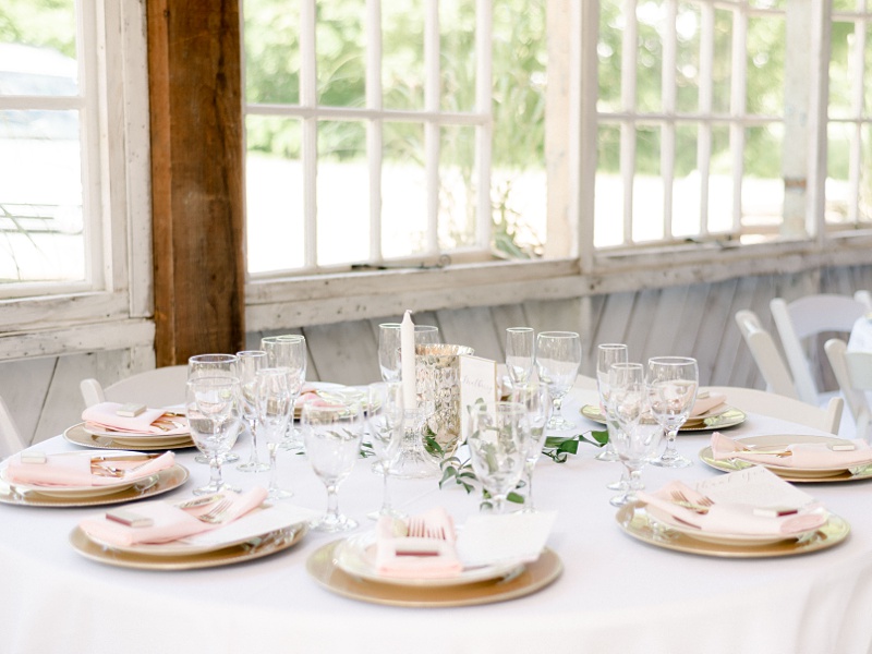 Reception rustic mill setting The Millstone venue