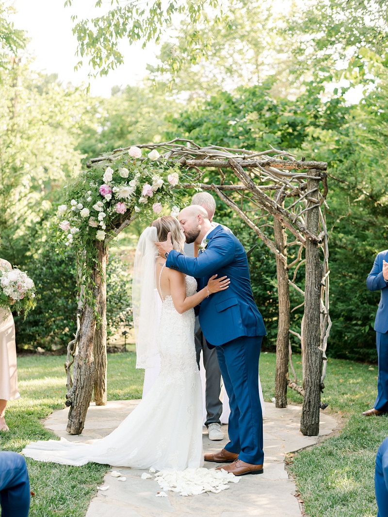 Emotional ceremony moment The Millstone venue