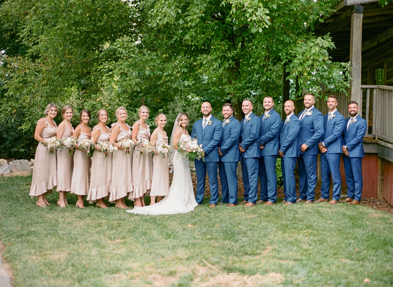 Bridesmaids and groomsmen The Millstone venue