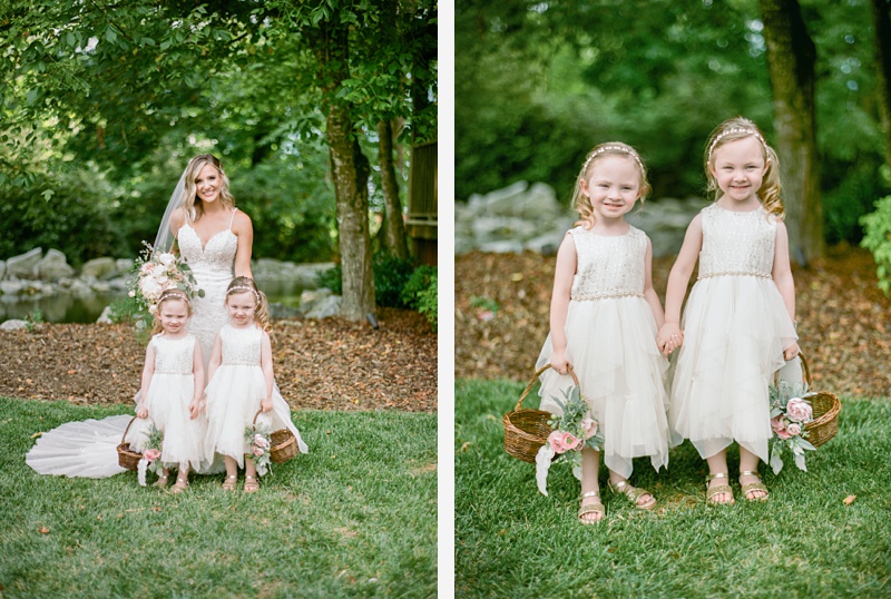 Bridal party joy moment The Millstone venue