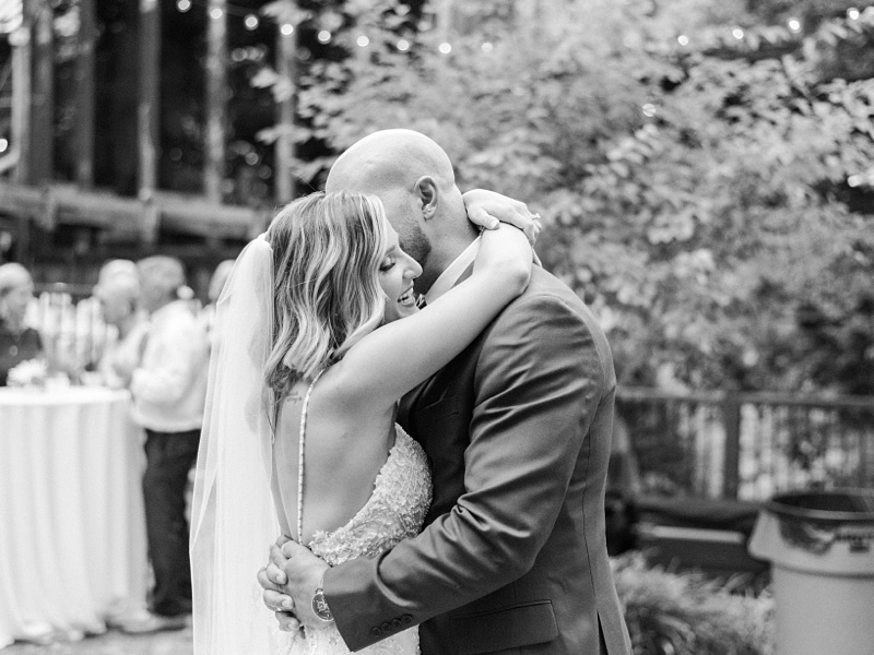 Bride groom dancing The Millstone venue