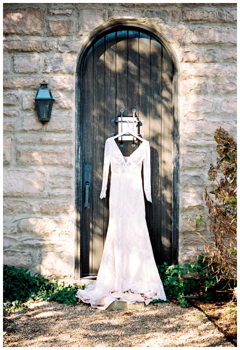 Wedding dress detail at Chateau Selah fall wedding Wedding dress detail at Chateau Selah fall wedding